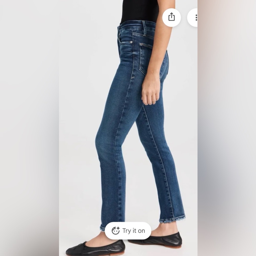 Good American Good Legs Skinny Jeans, Dark Wash 6 NWT - Picture 3 of 5